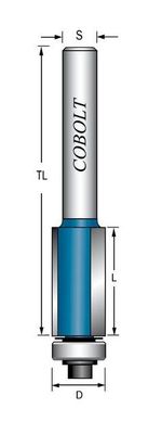 Cobolt Kantfräs D=13 L=25 TL=64