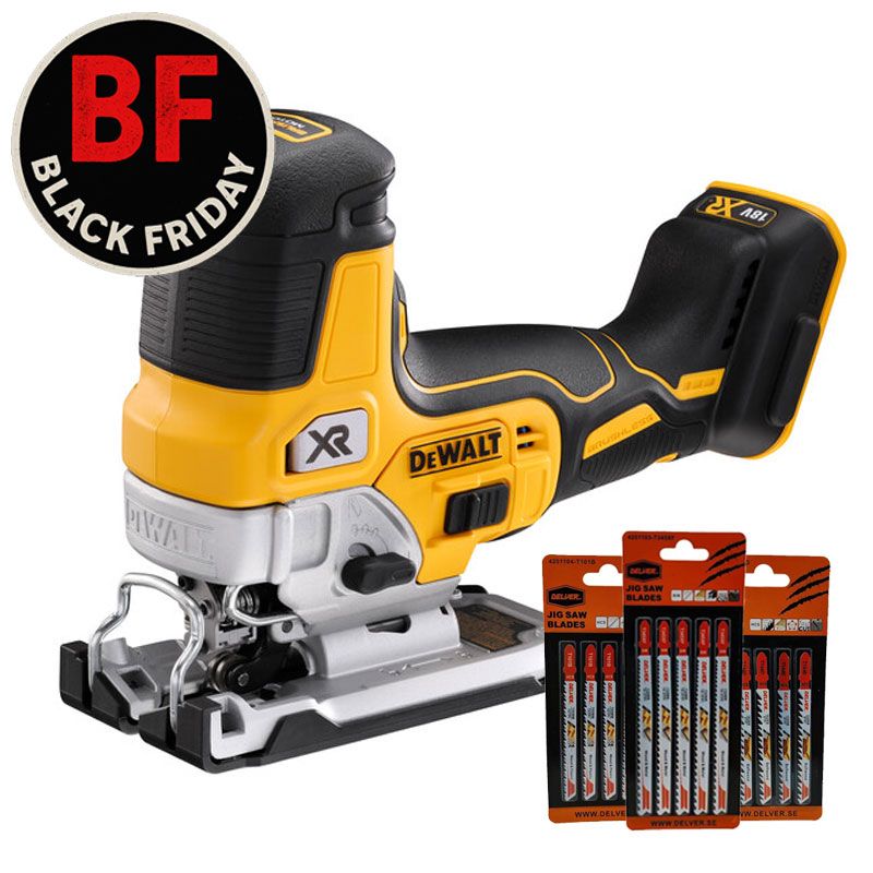 DeWalt DCS335 Sticksåg 18V + Sticksågsblad