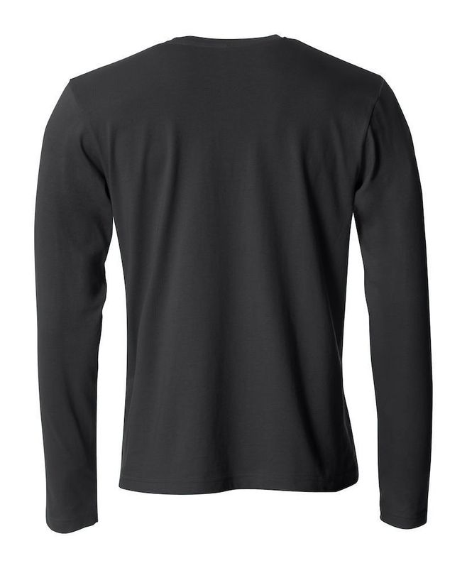 Clique Basic-T L/S Black