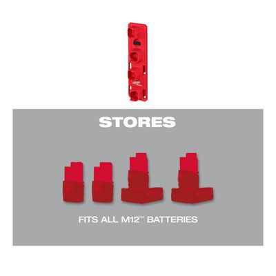 Milwaukee Batterihållare M12 Packout