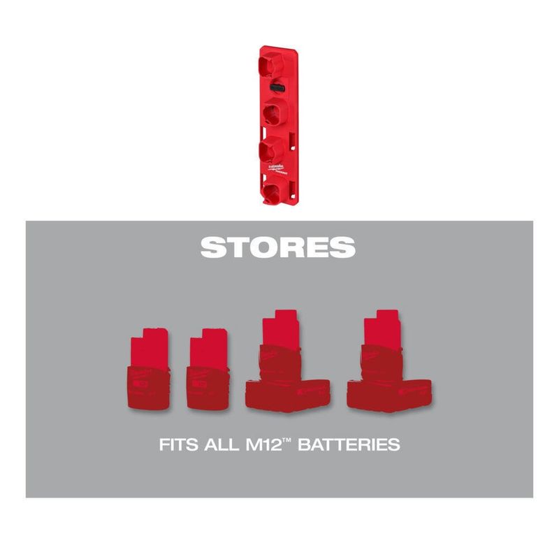 Milwaukee Batterihållare M12 Packout