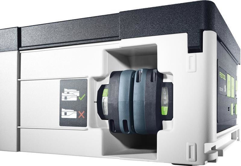 Festool CTMC SYS I-Basic Batteridriven dammsugare 2x18V (utan batterier)
