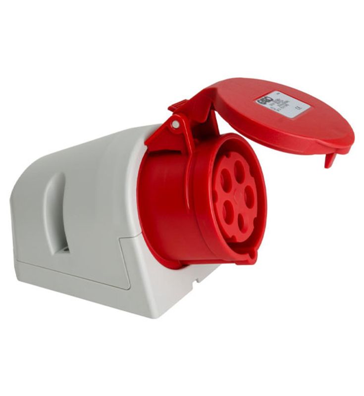 Garo CEE vägguttag CUI 416-6 CRU 16A IP44
