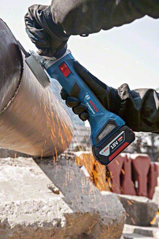Bosch GWS 18V-7 Vinkelslip 18V 125mm (Utan batterier)