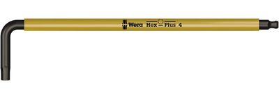 Wera 950 SPKL Multicolour Insexnyckel 4 mm x 137 mm Gul BlackLaser