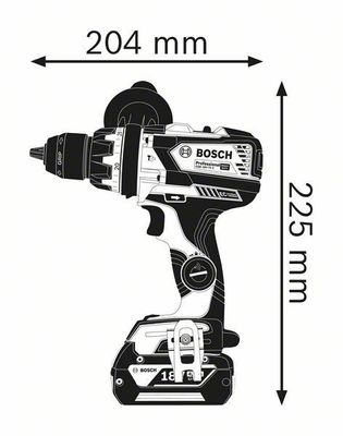 Bosch GSB 18V-110 C Slagborrmaskin 18V L-BOXX (Utan batterier)
