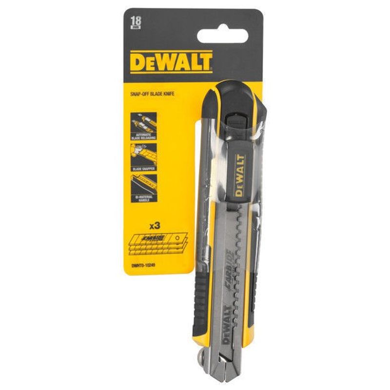 DeWalt DWHT0-10249 Brytbladskniv 18mm Auto-lock