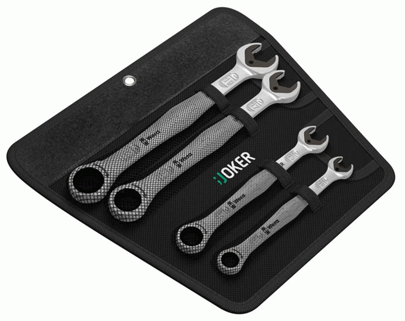 Wera Joker U-Ringspärrnyckelsats 4st (10-19mm)