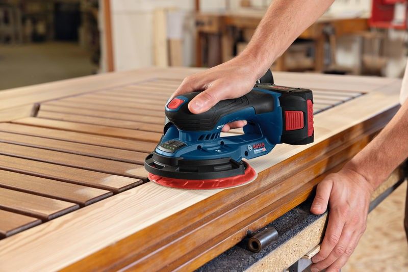 Bosch GEX 18V-150-3 Excenterslip 18V  L-BOXX (utan batterier)