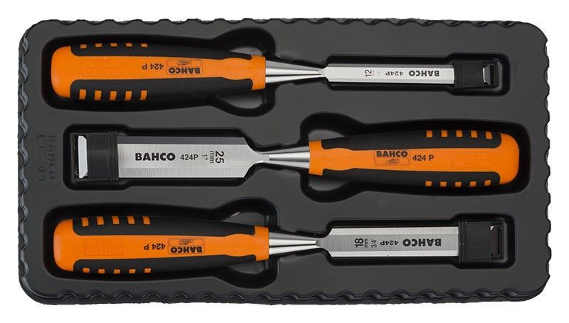 Bahco 424-S3-EUR Stämjärnssats 3-delar 12,18 & 25mm