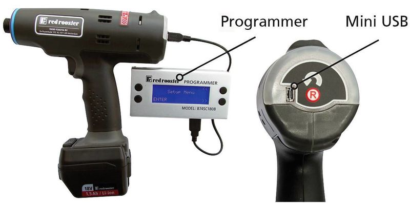 Red Rooster skruvdragare batteridriven 18 V med kabel (utan batteri)