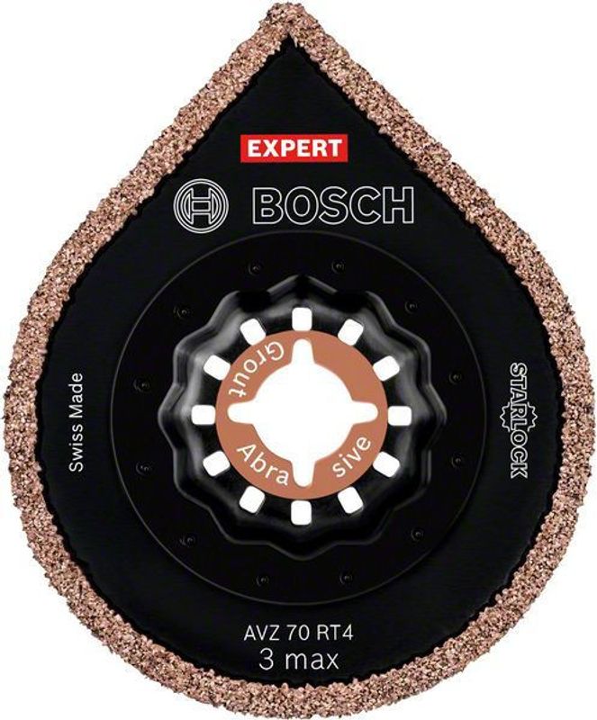 Bosch Expert 3 max AVZ 70 RT4 Multitool slipplatta 70 mm, 10 st
