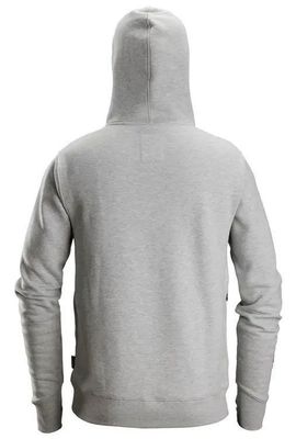 Snickers 2890 Hoodie full zip AW Gråmelerad
