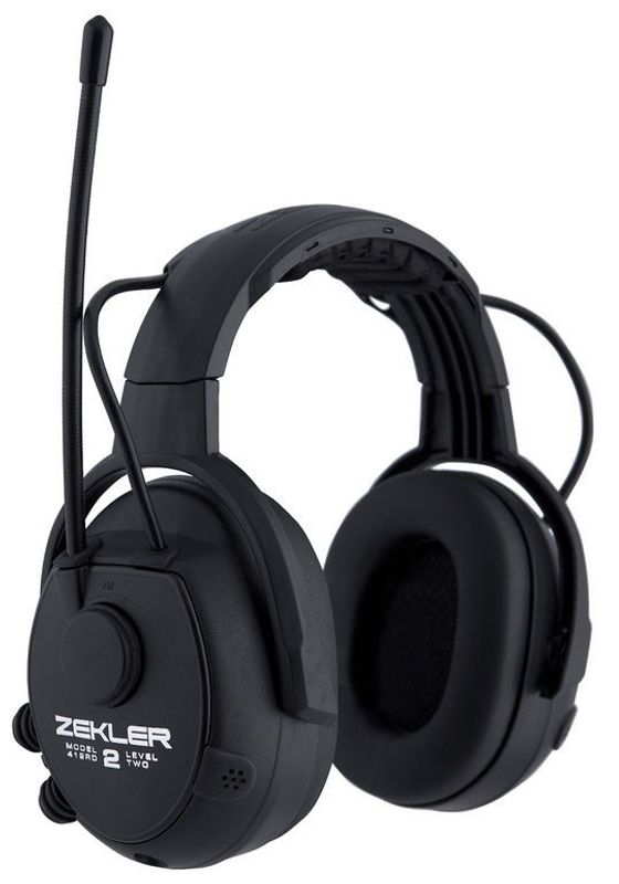 Zekler 412RD Hörselkåpa Hjässbygel Medhörning / FM