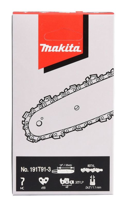 Makita Sågkedja 59L - 0,325", 1,1 mm, 14" - För Professionell Kapning