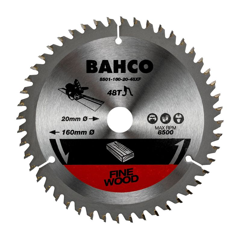 Bahco Cirkelsågklinga till sänksågar för användning i trä 160 mm 48T