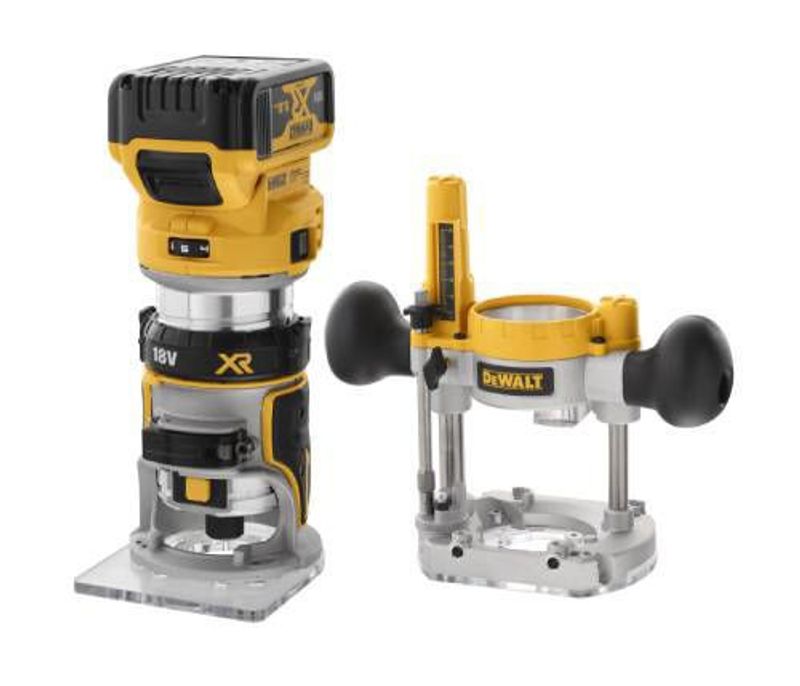 DeWalt DCW604P2 Handöverfräs 18V XR 8mm TSTAK (2x5,0Ah)