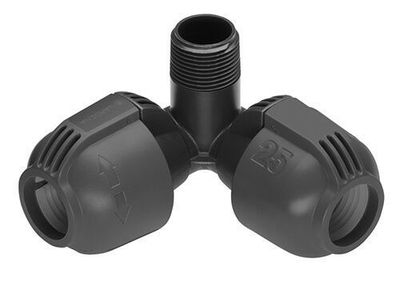 Gardena 02783-20 Vinklad L-Skarv 25mm x 3/4" utvändig gänga