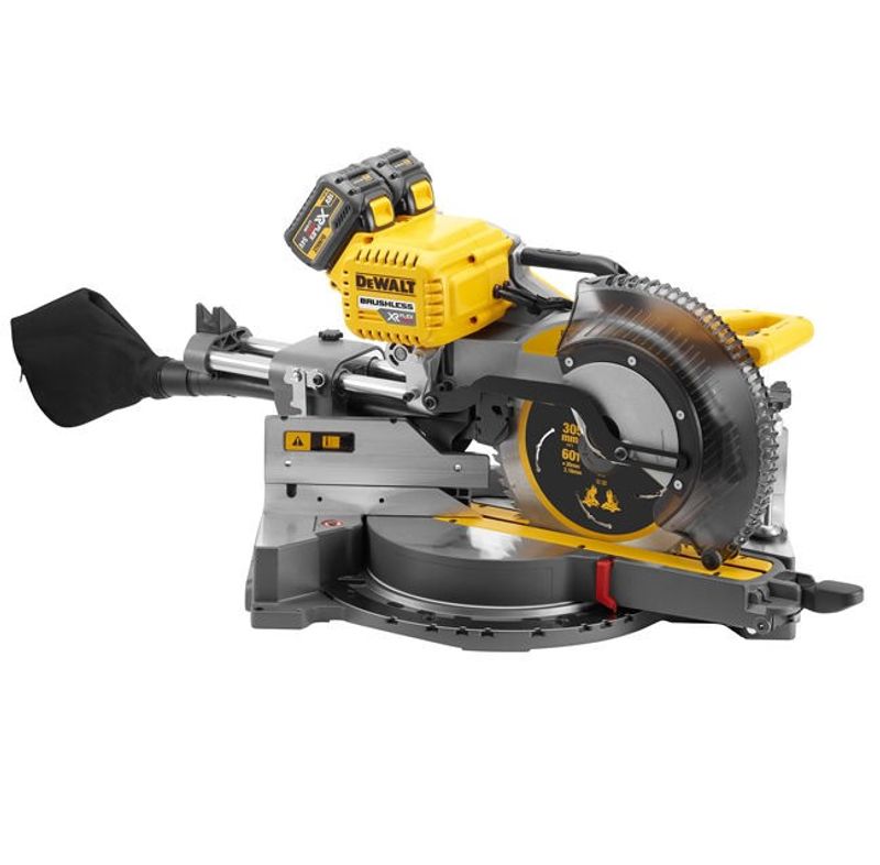 DeWalt DHS780T2A Kap-/Geringssåg 54V 305mm FlexVolt (2x6,0ah)
