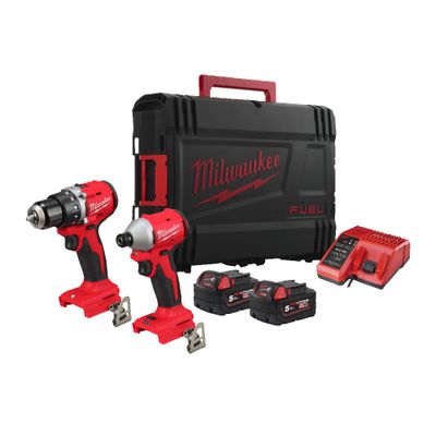 Milwaukee M18 BLCPP2B-502C Combokit Powerpack 18V (2x5,0ah)