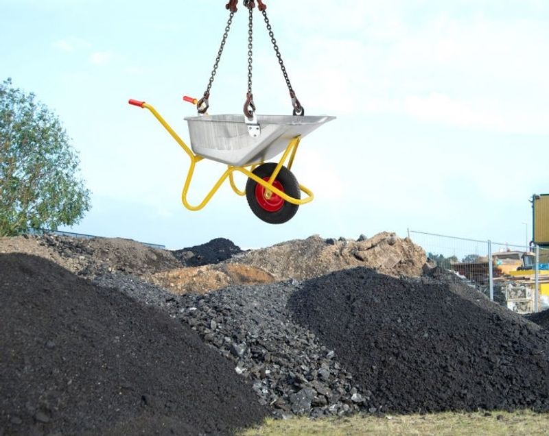 Betongkärra med Lyftöglor 110L