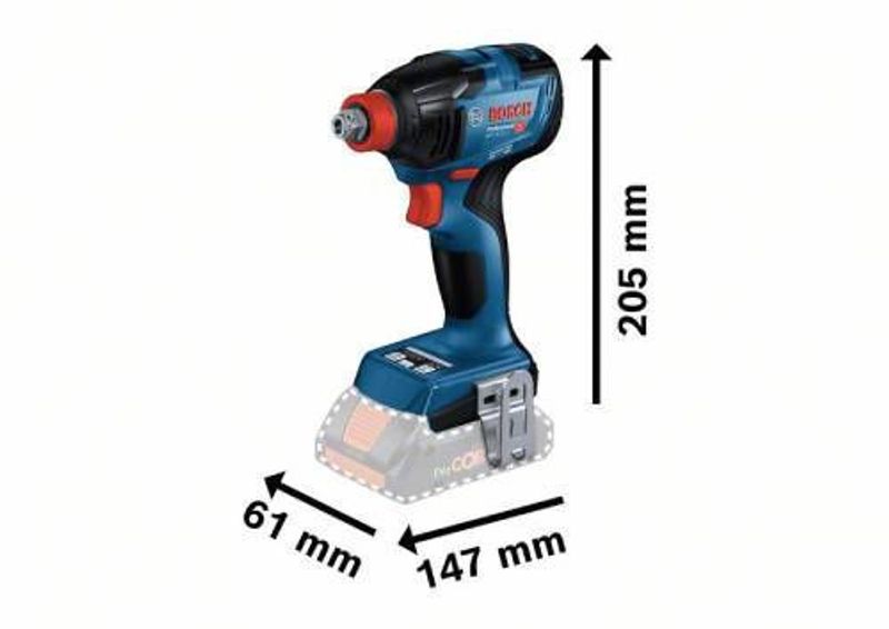 Bosch Kombidragare GDX 18V-210 C (utan batteri)
