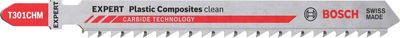 Bosch Expert ‘Plastic Composites Clean’ T 301 CHM sticksågblad, 3 st