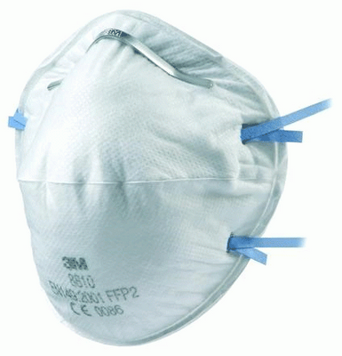3M Filtrerande halvmask 8810F klass FFP2 NR D (20-Pack)