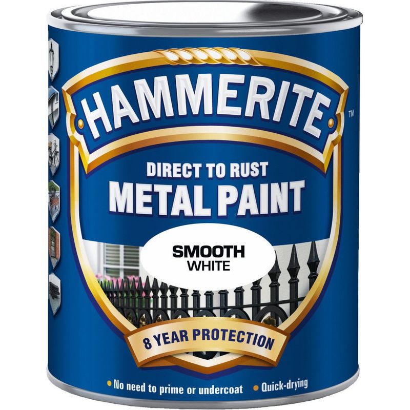 Hammerite Slätlack 750ML Vit