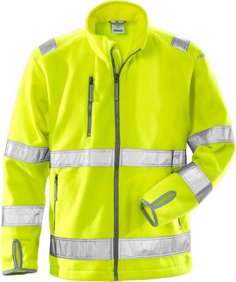 Fristads Varsel fleecejacka 4400 FE, klass 3 Varsel Gul