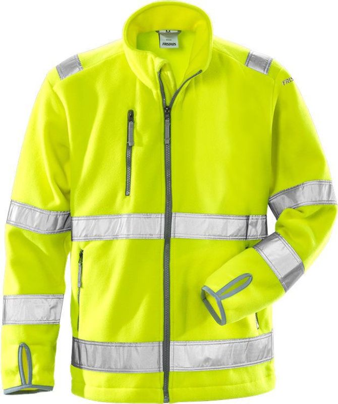Fristads Varsel fleecejacka 4400 FE, klass 3 Varsel Gul