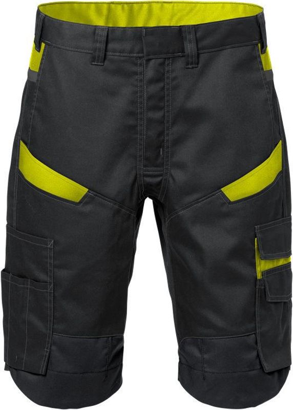 Fristads Shorts 2562 STFP Svart/Gul C58