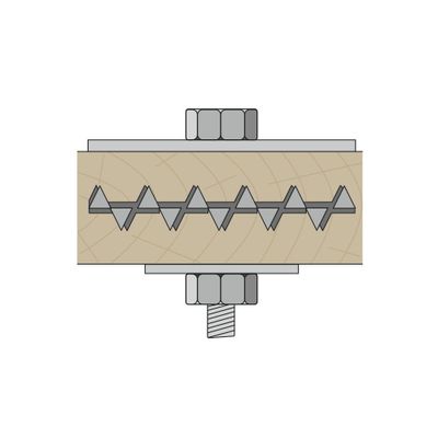 FAST CC Förstärkningsbricka SPD 50x17x1,00 DUB