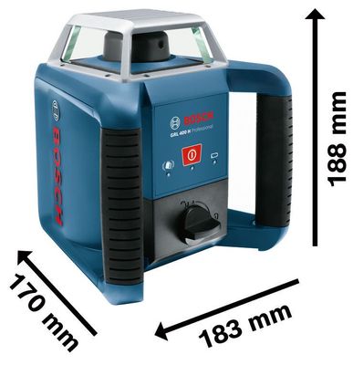 Bosch GRL 400 H SET Rotationslaser inkl M/LR1/BT152/GR240