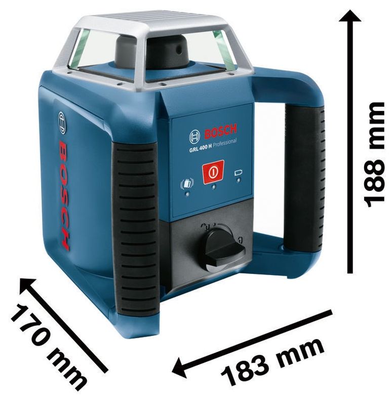 Bosch GRL 400 H SET Rotationslaser inkl M/LR1/BT152/GR240