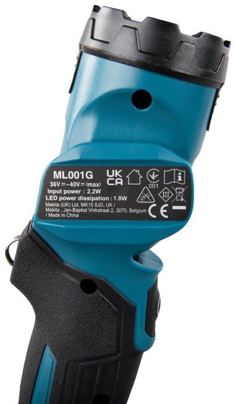 Makita ML001G Ficklampa XGT® 40V 160 lumen (utan batteri)