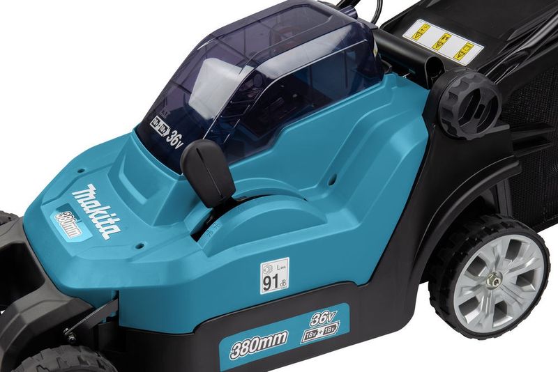 Makita DLM382Z Gräsklippare batteridriven 18V 38cm (utan batterier)