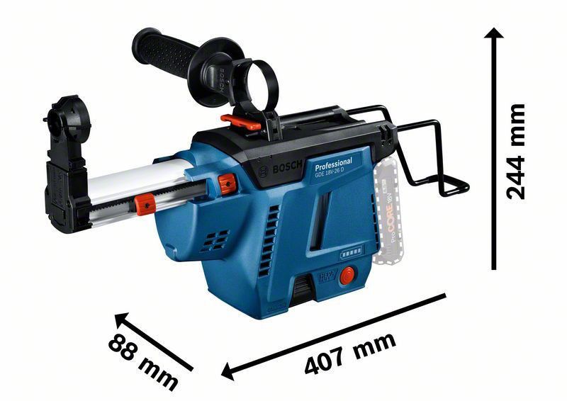 Bosch GDE 18V-26 för dammfri Borrning