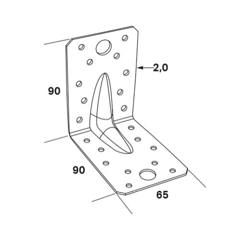 FAST CC Vinkelbeslag ABXR