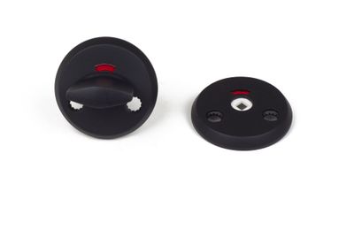 Habo WC-beslag A262 Svart aluminium SB