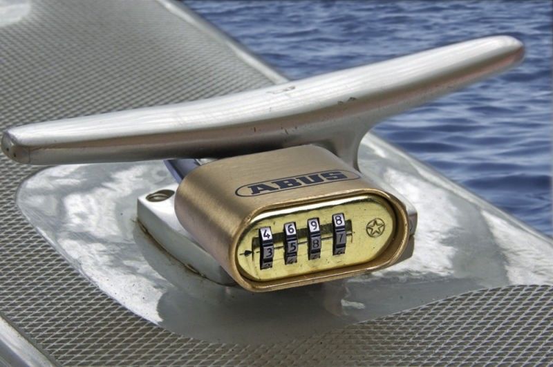 Abus Kombinationshänglås 180IB/50 C Marine