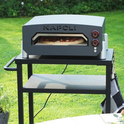 Napoli Elektrisk Pizzaugn 13" 2000W, Antracitgrå