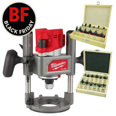 Milwaukee M18 FR12 Handöverfräs 18V inkl 2st frässatser