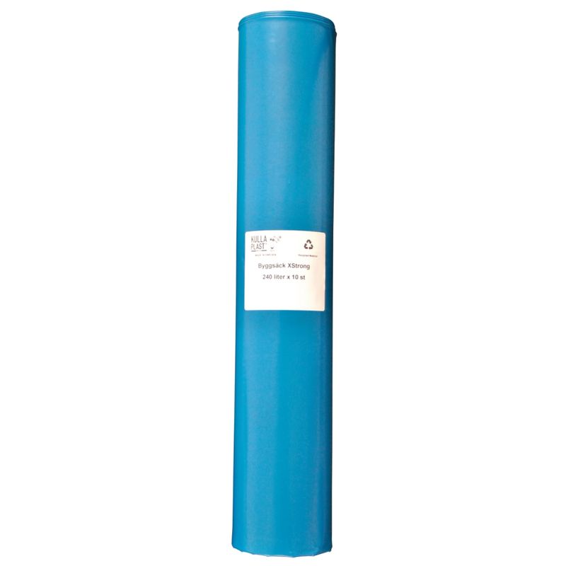 Kullaplast Sopsäck 240L 0.09 BLÅ - 10-pack Byggsäck