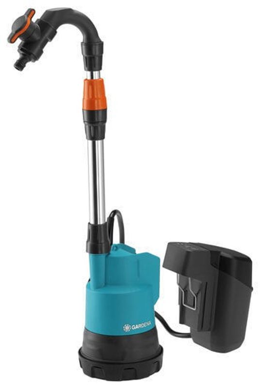 Gardena 14602-20 Pump för regnvattentunna 2000/2 18V P4A Set (2,5Ah batteri + standardladdare