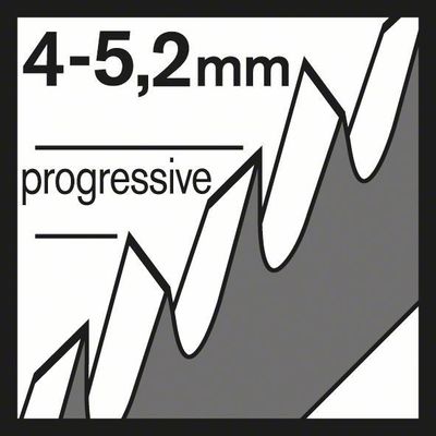 Bosch T144D Sticksågsblad 25-P Mjuka träslag (5-50 mm)