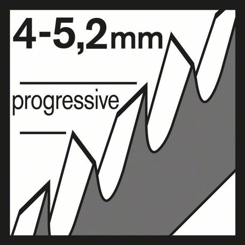 Bosch T144D Sticksågsblad 25-P Mjuka träslag (5-50 mm)