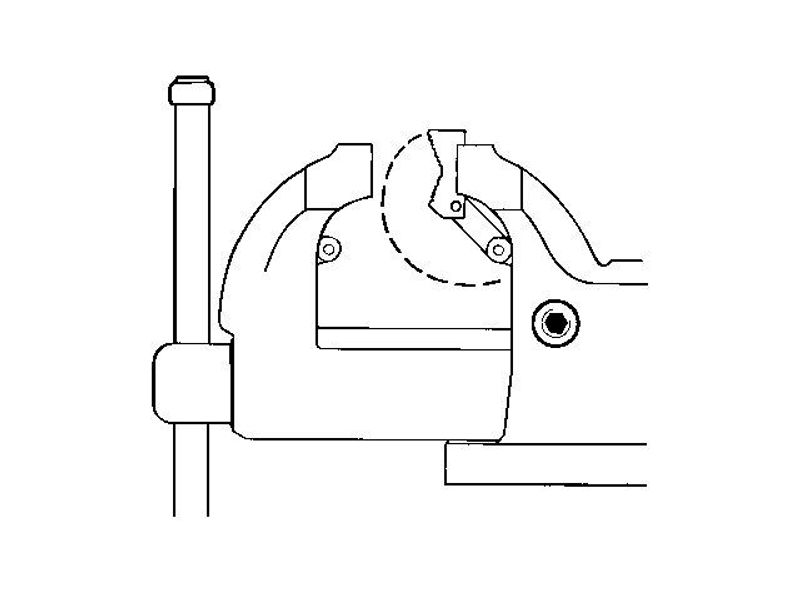 Bänkskruvstycke Peddinghaus Matador 120mm