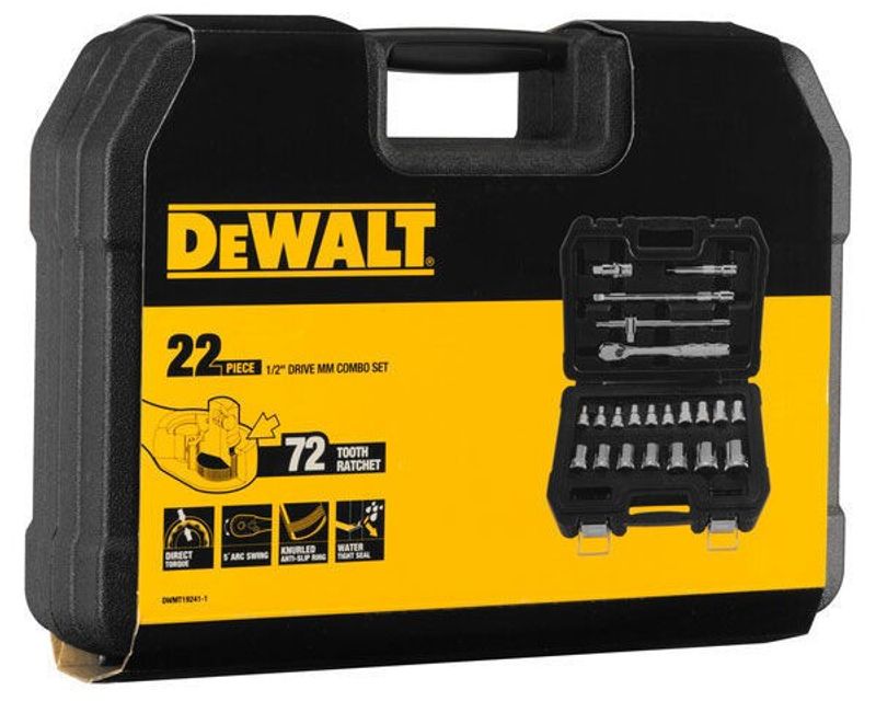 DeWalt DWMT19241-1 Hylsset 1/2" 22-delar