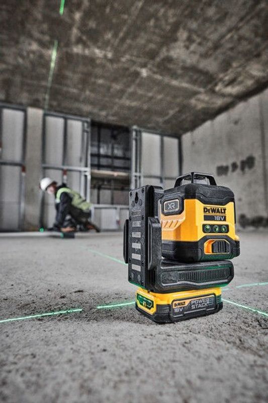 DeWalt DCLE34031N Krysslaser 18V XR 3x360° Grön (utan batterier)